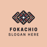 Ein Logo für Fokachi mit geometrischem Design.